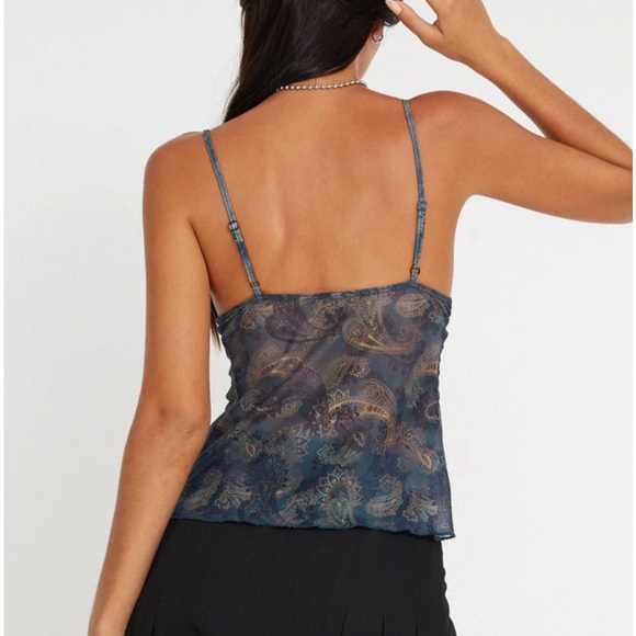 Motel Rocks Mesh Butterfly Top - Picture 8 of 9